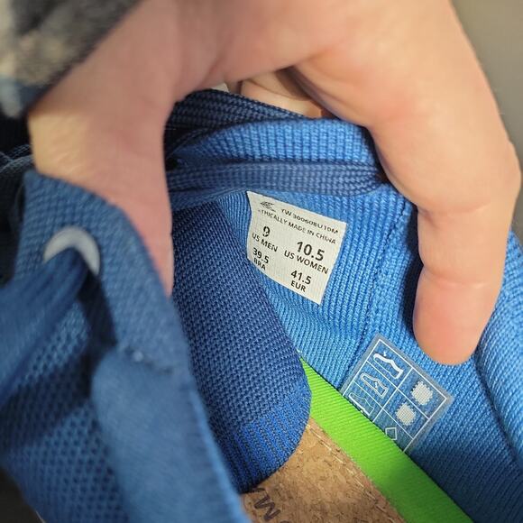 Womens Cariuma Sneaker Size 10.5 IBI Blue Knit Sneaker Low Excellent Condition - Picture 6 of 9